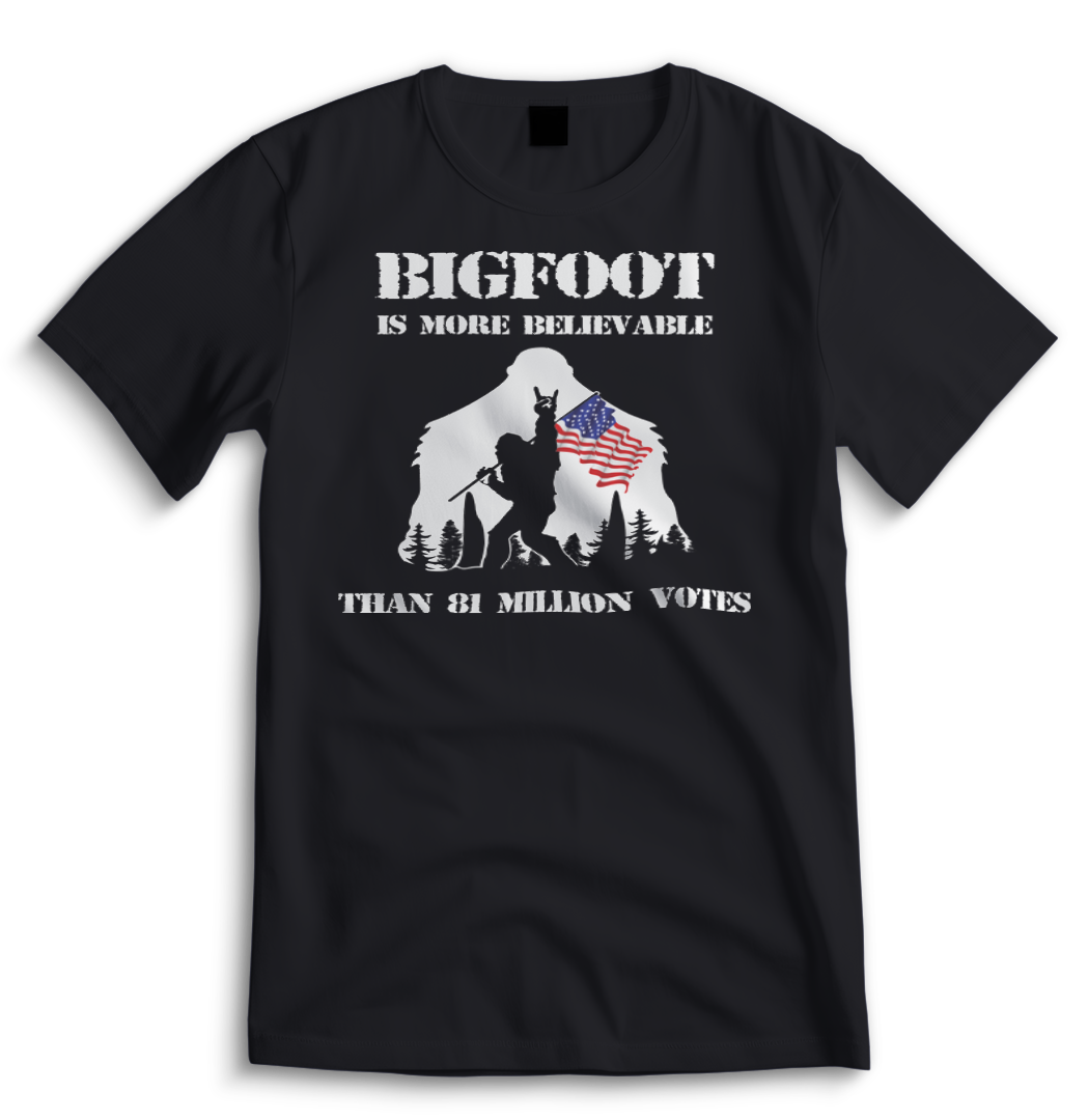 Bigfoot is More Believable Than 81 Million Votes