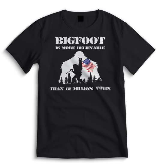 Bigfoot is More Believable Than 81 Million Votes